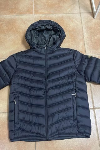 Cazadora Stone Island Negra Talla S