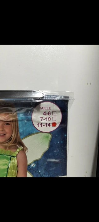 Disfraz Hada Talla 11-14 Años