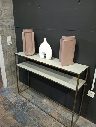 Consola diseño metal y madera