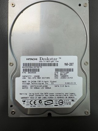 Disco Duro Hitachi Deskstar 164GB
