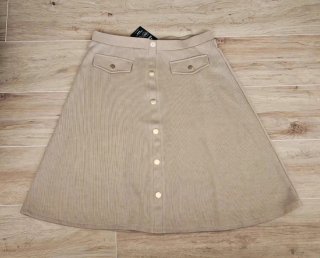 Falda Cortefiel Beige Nueva