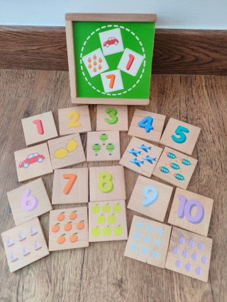 Gioco da tavolo educativo in legno