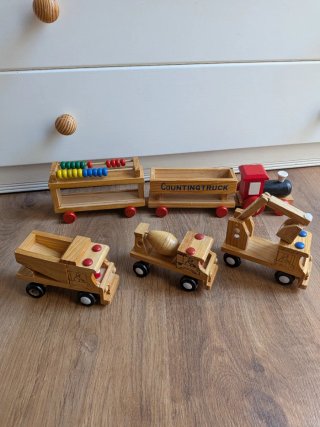 Set de 6 Juguetes de Madera