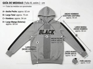 Sudadera gris XL