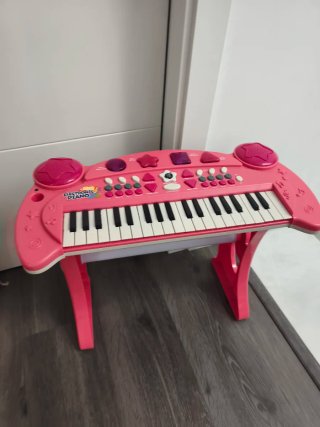 Piano Electrónico Infantil Rosa