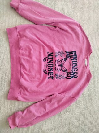 Sudadera Springfield Mujer Rosa