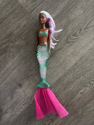 Barbie Sirena Pelo Multicolor