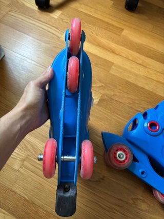 Patines Decathlon Talla 32 Azules con complementos
