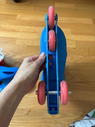 Patines Decathlon Talla 32 Azules con complementos