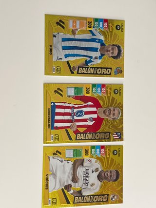 3 Cromos Balón de Oro LaLiga EA Sports