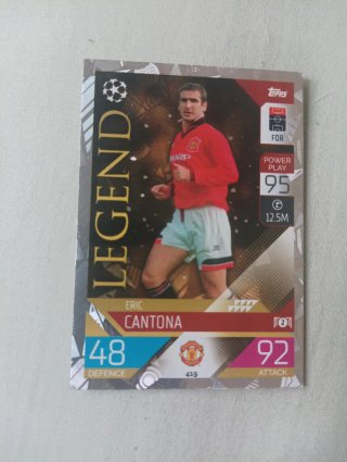 Carta Topps Legend Eric Cantona Manchester United