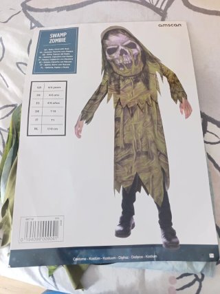 Disfraz Zombie Swamp Zombie Amscan Talla 4-6 años