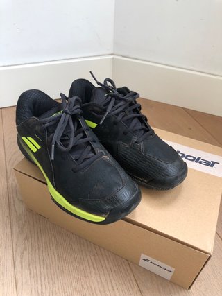 Zapatillas tenis niños Babolat Propulse. Talla 38.
