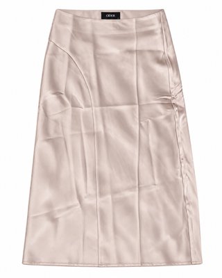 Falda Satinada Beige Cider Talla L