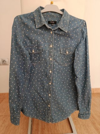 Camisa vaquera Formula Joven Corazones Talla 38