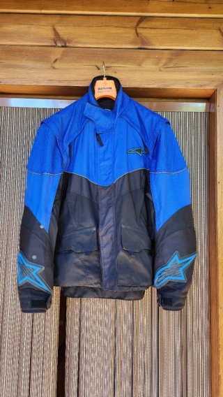 Cazadora Enduro Alpinestars Azul y Negra