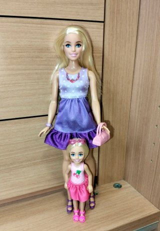 Set Barbie curvy e Chelsea