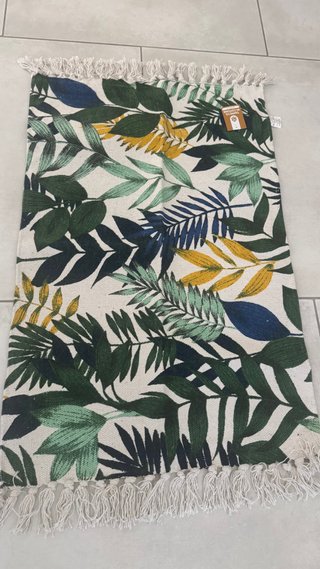 Tappeto cotone 60x90 cm con frange