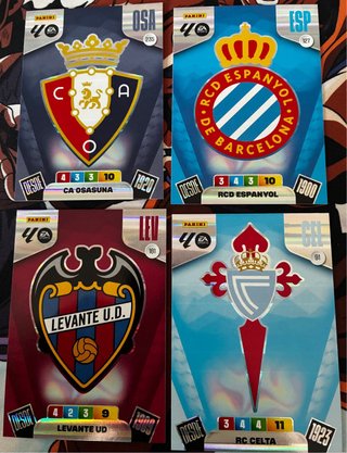 Lote / Cartas Adrenalyn XL 2025-26 Panini