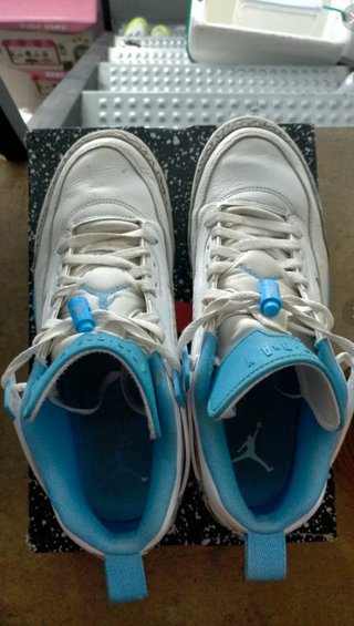 Jordan 3 Blancas y Azules Originales