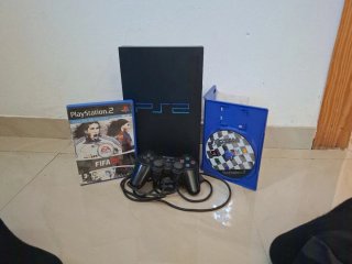 Consola PS2 + Mando + 2 Juegos