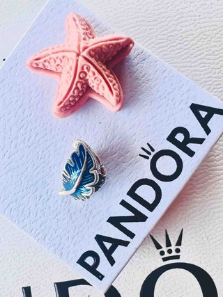 Charm Pandora Hoja Azul