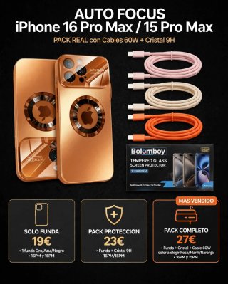 Fundas iPhone 16 Pro Max y 15 Pro Max MagSafe Lujo