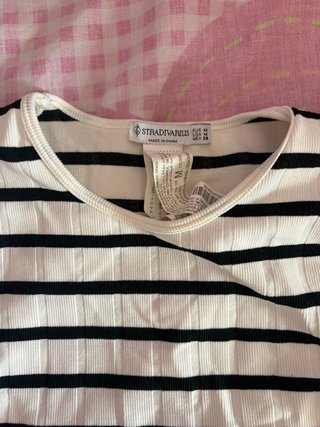 Top de rayas Stradivarius