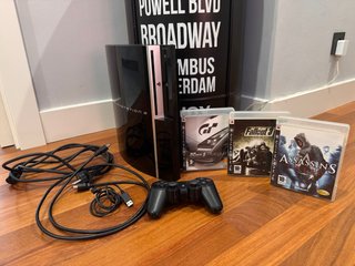 PlayStation 3 Fat + mando + 3 juegos originales