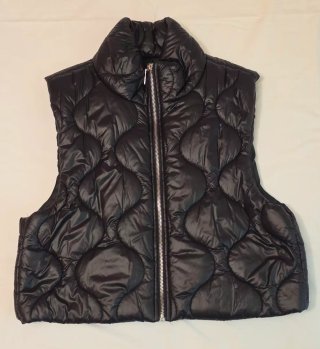 Chaleco acolchado negro