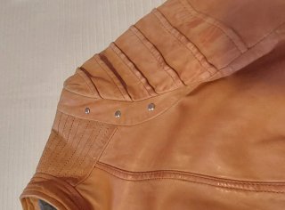 Cazadora de Piel Auténtica Talla 42