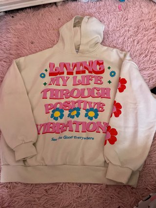 Sudadera con Estampado Floral