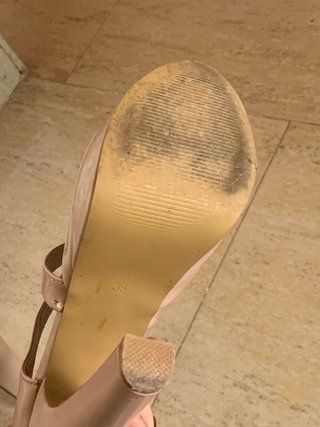 Tacones Beige con Plataforma