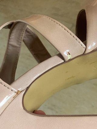 Tacones Beige con Plataforma