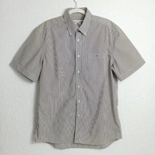Camisa Lacoste manga corta a rayas L