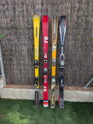 ESQUIS 170cm Salomon/Head/Atomic/Dynastar