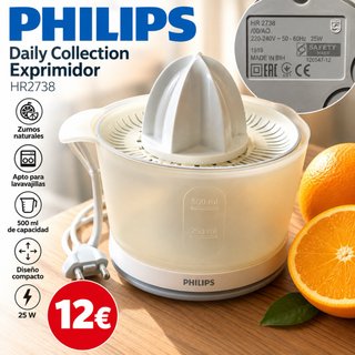 Exprimidor Eléctrico Philips HR2738