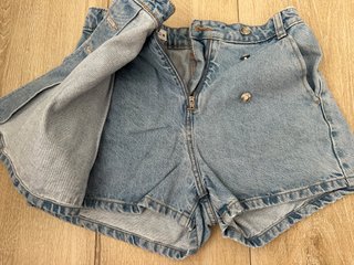 Short falda denim Zara azul