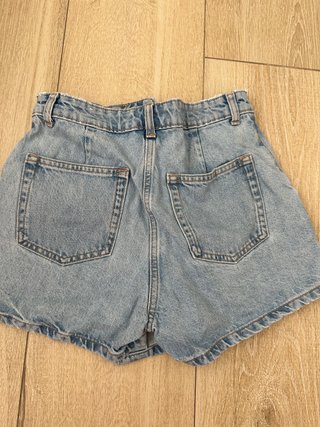 Short falda denim Zara azul