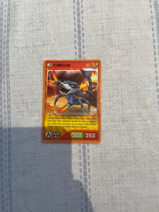 Carta Invizimals Flameclaw