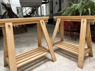 Set de 2 Borriquetas de Madera IKEA
