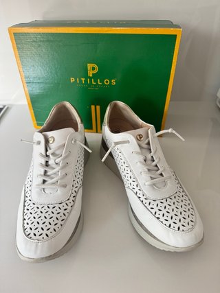 Zapatos Pitillos Blancos