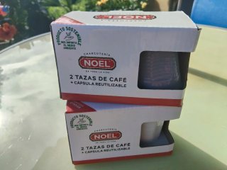 Set de 4 Tazas de Café Noel