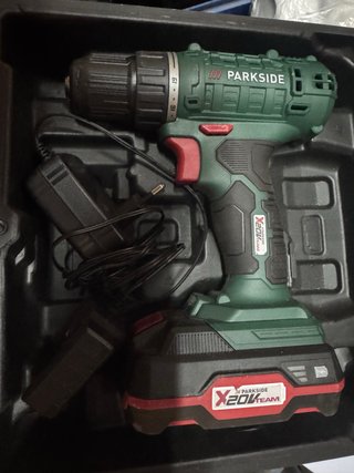 Taladro Atornillador Parkside X20V Team