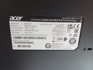 Monitor Acer 24 pollici KB242Y