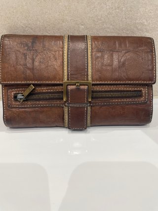 Cartera Carolina Herrera Marrón Piel