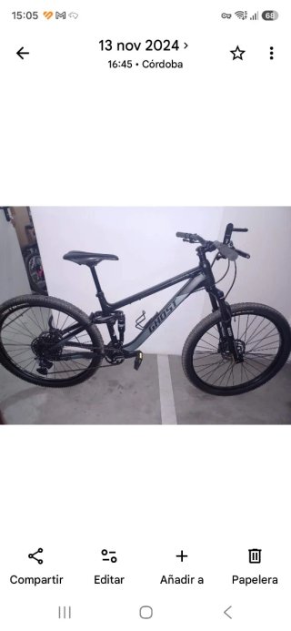 Bicicleta Ghost KATO FS Alumini
