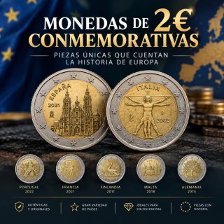 Monedas de 2 Euros Conmemorativos
