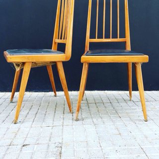 Sillas estilo Niel Kofoed (2 unidades) A restaurar