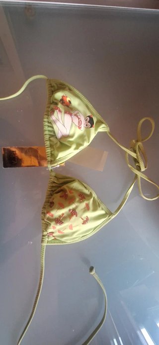 Parte superiore bikini Katia verde